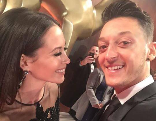 Mesut Özil und Mandy Capristo