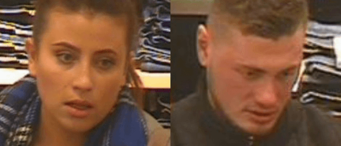 Das Geschwister-Räuberduo aus der Mall of Berlin: Sie (20) stellte sich in Rummelsburg, nach ihrem Bruder (24) wird noch gefahndet. (Fotos: Polizei Berlin)