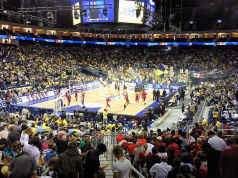 Insgesamt 9.077 Zuschauer sahen die Heimniederlage von Alba Berlin in der heimischen Mercedes-Benz-Arena. (Foto: flickr/ Thomas Dolby)