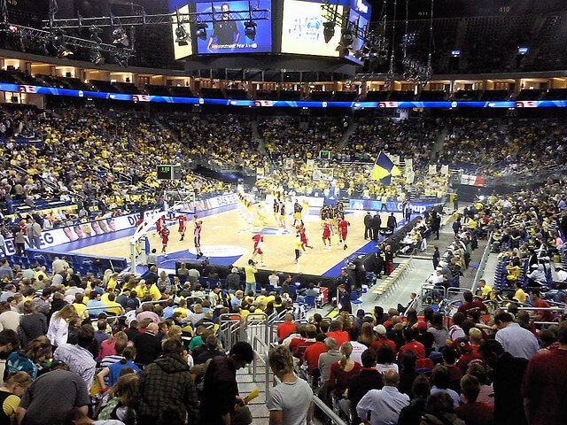 Insgesamt 7771 Zuschauer sahen den Eurocup-Sieg von Alba Berlin in der heimischen Mercedes-Benz-Arena. (Foto: flickr/ Thomas Dolby)