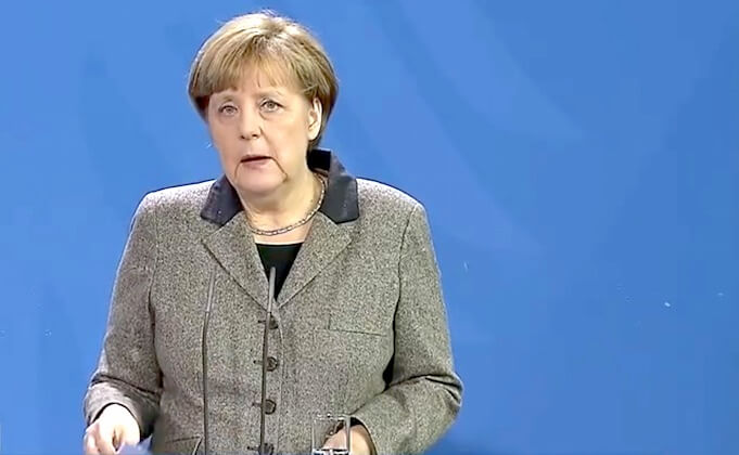 Bundeskanzlerin Angela Merkel führt Deutschland mit ihrer Willkommenspolitik in die politische Isolation. (Screenshot: RT)