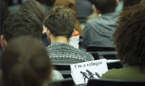 Mit 100 Millionen Euro verschafft die Bundesregierung Flüchtlingen in den nächsten vier Jahren kostenlose Zugänge zu deutschen Universitäten. (Foto: RBB-Abendschau) 