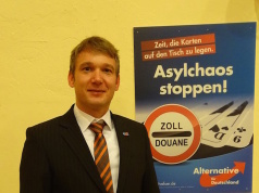 AFD-Wahlsieger in Sachsen Anhalt: der Landesvorsitzende Andre Poggenburg (Foto: AfD)