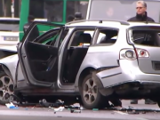 Wer platzierte die Autobombe am silbernen VW Passat Kombi des vorbestraften Kokain-Schmugglers Mesut Ter (43) aus Charlottenburg, der am Dienstag (15. März 2016) auf dem Nachhauseweg in der Bismarckstraße 93 in Charlottenburg starb? (Foto: Youtube/Spiegel online)