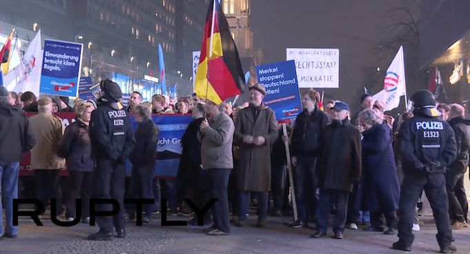 Berliner AfD Demo