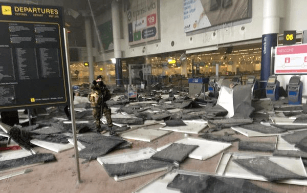 Bilder der Zerstörung in Brüssel
