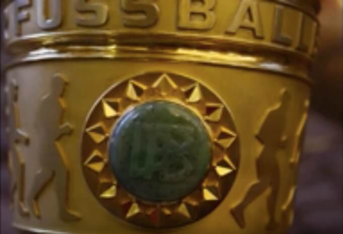 DFB-Pokal Trophäe. (Screenshot:YouTube/eartherald)