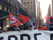 Deutsche Antifa legt in New York den Verkehr lahm Deutsche Antifa legt in New York den Verkehr lahm