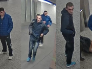 Diese zwei Handyräuber haben offenbar am U-Bahnhof Mehringdamm in Kreuzberg zugeschlagen. (Fotos: Polizei)