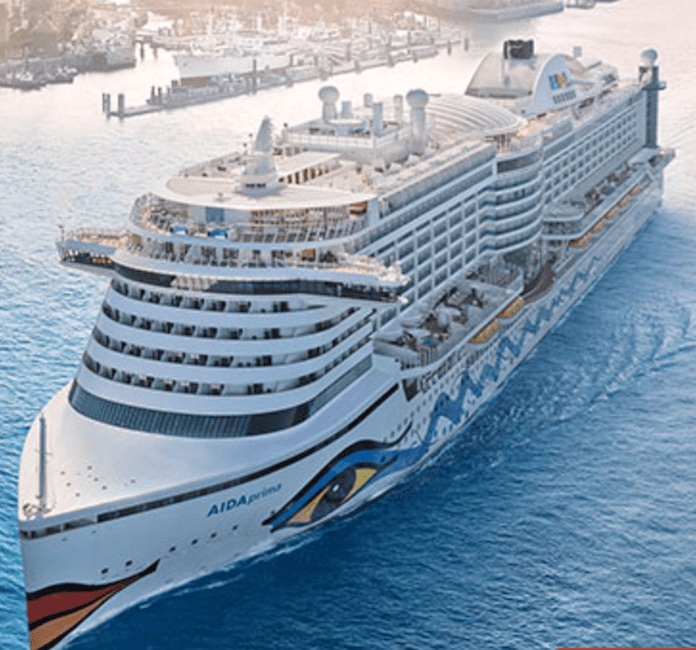 Die AIDAprima ist das elfte Kreuzfahrtschiff der Rostocker Reederei AIDA Cruises und das weltweit erste mit einem Flüssiggas-Verbrennungsmotor (Foto: AIDA.de)