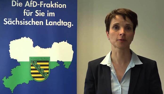 Dr. Frauke Petry behauptete unter Eid, sie habe erst ein Jahr nach der Landtagswalh 2014 in Sachsen erfahren, dass AfD-Kandidaten 1.000 Euro und Spitzenkandidaten 3.000 Euro an die AfD als Darlehen zahlen sollten. AfD-Landesvorstandsmitglied Carsten Hütter sagte unter Eid das Gegenteil aus, die AfD-Chefin hätte sich während des Wahlkampfs nach den Zahlungseingängen erkundigt. (Foto: Frauke-Petry.net)