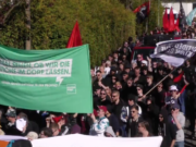 Antifa demonstriert im Dorf von Björn Höcke Bornhagen antifa björn höcke