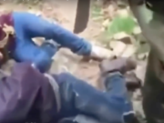 Eine mit Macheten bewaffnete bulgarische Bürgerwehr jagt und fesselt illegale Flüchtlinge an der türkisch-bulgarischen Grenze und stellte das Video ins Internet (Foto: Youtube)