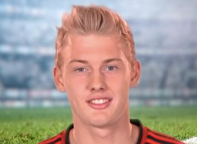 Jungstar Brandt 2016. (Screenshot:YouTube/Bundesliga)