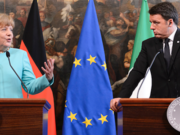 Kommt nach dem EU-Türkei-Deal ein EU-Afrika-Deal? Nachdem Italiens Vorschlag für Eurobonds zur Finanzierung Afrika-Flüchtlingskrise in Berlin abgelehnt wurden, machte gestern in Rom Italiens Ministerpräsident Matteo Renzi bei Angela Merkel einen neuen Vorstoß. Er schlug eine Lösung wie bei dem EU-Türkei-Pakt vor (Foto: Bundesregierung/Güngör)