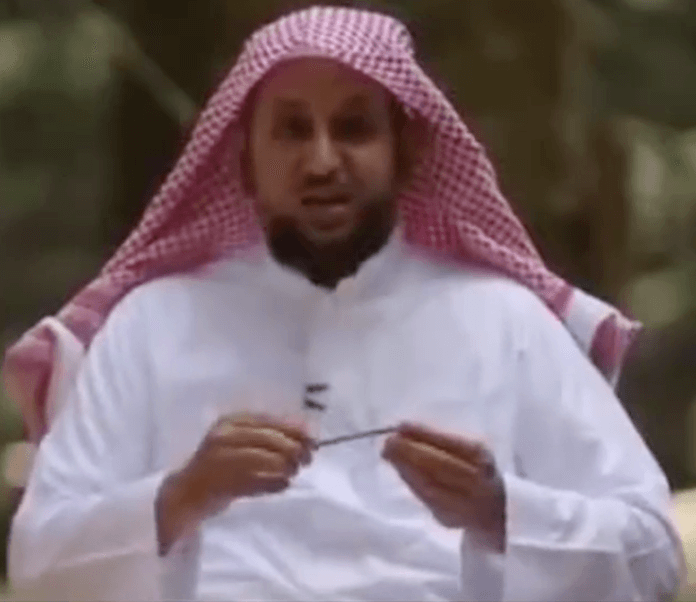 Ein Zahnreiniger reiche zur Züchtigung der Frau aus, man müsse nicht zu einem Knüppel greifen, um der Frau klar zu machen, dass sie nicht gleichgestellt sei , meint der saudische Familientherapeut Khaled Al-Saqaby (Screenshot: Videobotschaft Khaled Al-Saqaby)