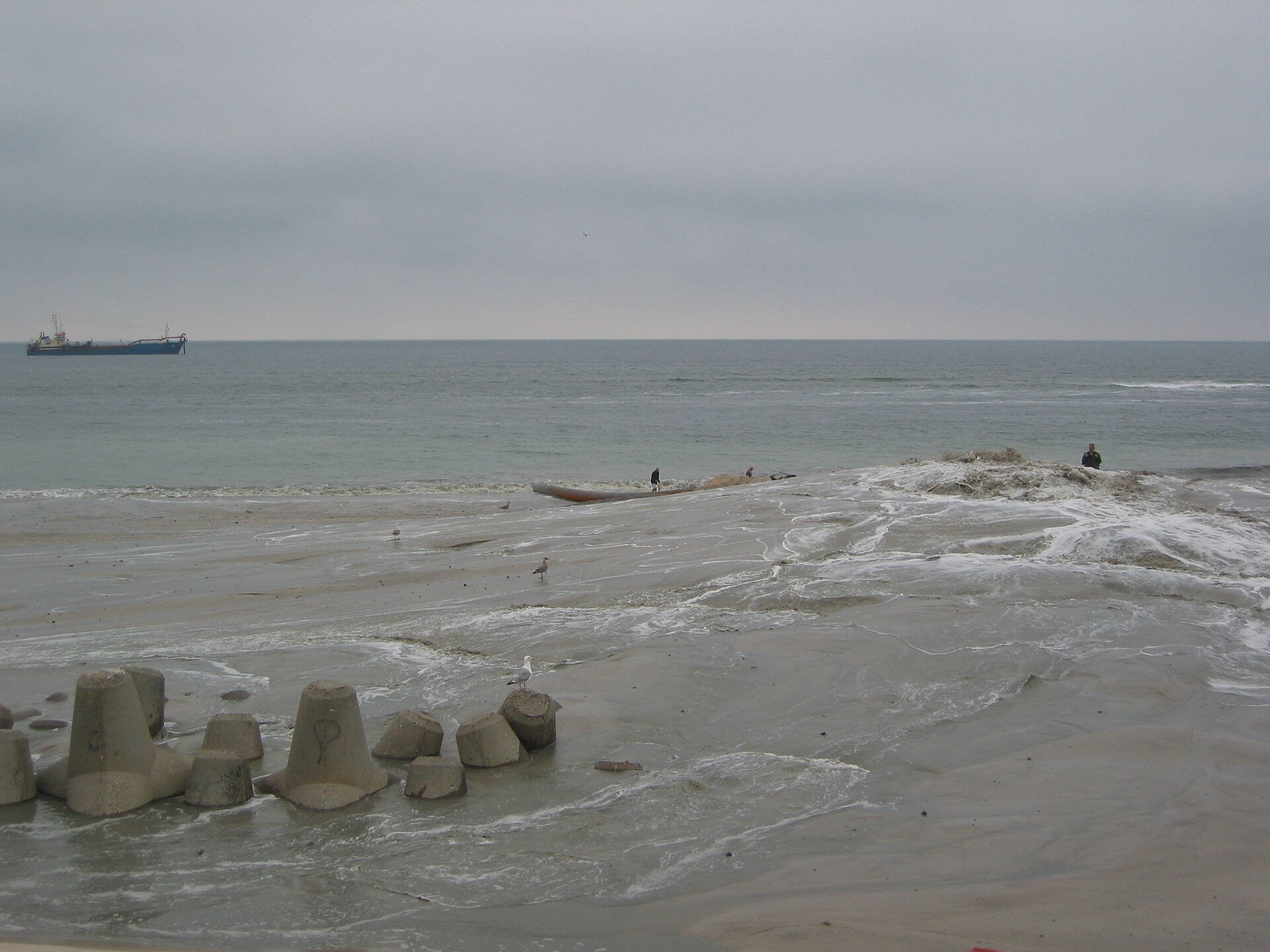 Tetrapoden am Strand von Westerland (Foto: Wikipedia/Magnus Manske)