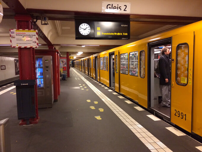 U-Bahn in Berlin. (Source).