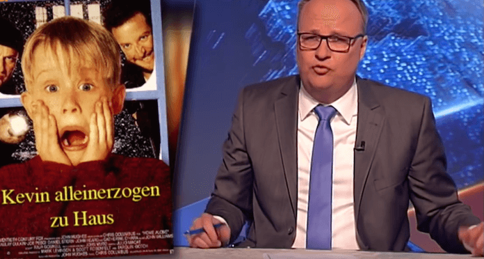 Oliver Welke von der ZDF-Satire-Sendung heute show nahm die geplante Hartz IV-Kürzung von Andrea Nahles (SPD) für Alleinerziehende aufs Korn (Foto: Youtube/ZDF)
