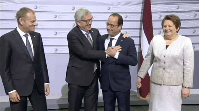 Jean-Claude Juncker Francois Hollande