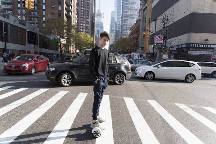 Ben Pasternak (16) allein in Manhattan in New York (Foto: FLOGG)