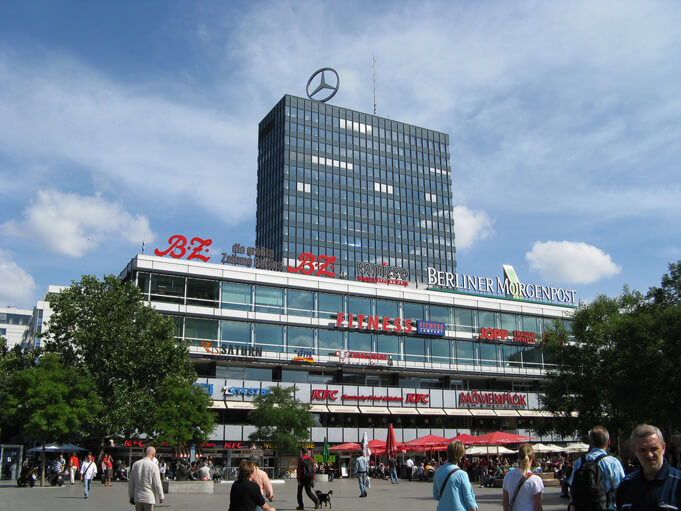 Shopping center at Charlottenburg-Wilmersdorf.