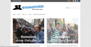 Screenshot of Querstadtein's homepage. Source: querstadtein.com