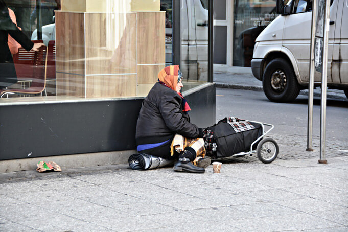 homeless Germany