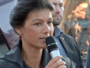 Sahra Wagenknecht will Spitzenkandidatin der Linken werden Sahra Wagenknecht zu Gast in Wolfsburg am 5. September 2016 (Screenshot: YouTube)