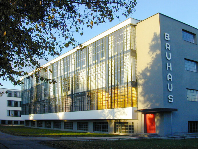 Bauhaus building in Dessau.