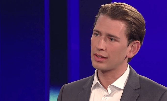 Sebastian Kurz Angela Merkel Schlepper