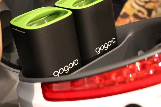 Gogoro's lithium battery packs. Source.