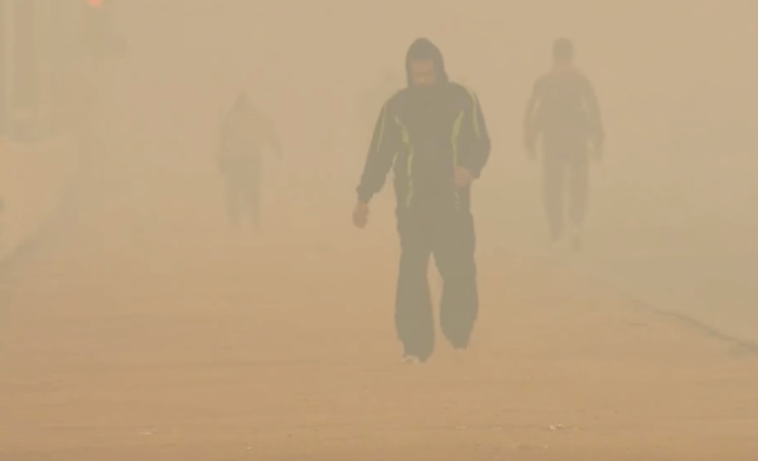 Luftverschmutzung: Neu-Delhi ist die dreckigste Stadt der Welt. (Foto: Screenshot von CNNMoney auf Youtube)