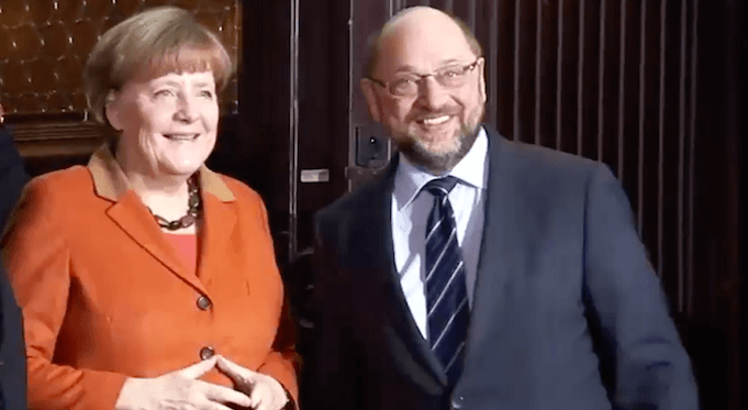 Deutschlandtrend Martin Schulz Angela Merkel