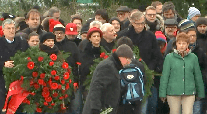 Demonstration Die Linke Karl Liebknecht Rosa Luxemburg