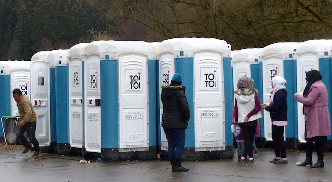 Rekordumsätze Dixi-Klos Flüchtlingskrise