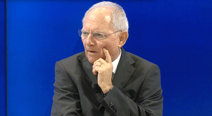 Wolfgang Schäuble Davos Donald Trump Ratschläge