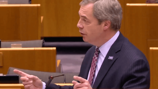 Nigel Farage Regel 165 freie Rede EU-Parlament