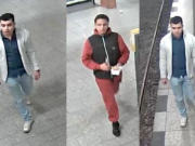 Auf dem U-Bahnhof Mehringdamm schlugen sie ihr Opfer zu Boden und traten zu. Nach diesen beiden Tatverdächtigen wird gefahndet. (Fotos: Polizei Berlin)