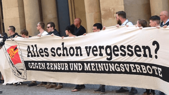 Identitäre Bewegung gegen Zensur Bundesjustizministerium Heiko Maas