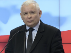 Jaroslaw Kaczynski fürchtet, dass die Aufnahme von Flüchtlingen Polens Untergang sein könnte. (Screenshot: YouTube)