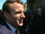 Emmanuel Macron erhält eine absolute Mehrheit in der Nationalversammlung. (Screenshot: YouTube)