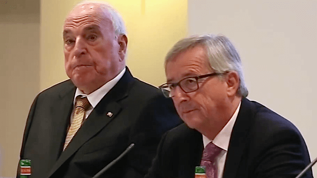 Juncker fordert ersten EU-Staatsakt für Helmut Kohl