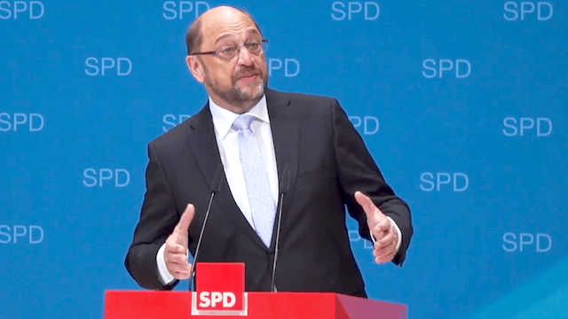 Nach Ansicht von Bert Rürup sind die Versprechen von Martin Schulz zum Rentenniveau nicht einzuhalten. (Screenshot: YouTube)