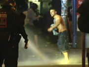 Dritte Nacht in Folge G20-Randale in Hamburg Die dritte Nacht der G20-Randale in Hamburg (Screenshot: YouTube)