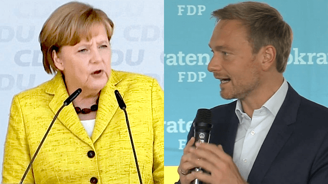 Die neue Forsa-Wahlumfrage zeigt eine Mehrheit für Schwarz-Gelb. (Screenshots: YouTube)