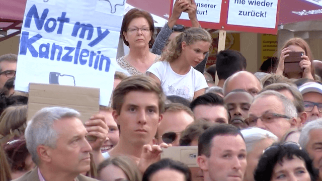 Die Anzeigen gegen Angela Merkel wegen Hochverrat sind nach Auffassung der Bundesanwaltschaft in Karlsruhe alle „haltlos“. (Screenshot: YouTube)