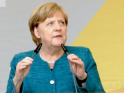 Im sächsischen Annaberg-Buchholz hatte es Merkel nicht leicht. (Screenshot: YouTube)