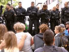 Die GEW hilft Lehrern dabei, Abschiebungen zu verhindern. In Nürnberg hatte ein Lehrer die Schüler über mögliche Formen des Protests beraten. (Screenshot: YouTube)