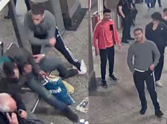 Vier Jugendliche haben einem Obdachlosen mit der Faust ins Gesicht geschlagen. (Fotos: Polizei Berlin)
